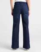 Summit Lake $|& Liverpool Wide Leg Trouser Jeans with Patch Pockets - SOF Back
