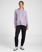 Heather Purple Sage $|& Interval Hacci Hoodie - SOF Full Front