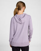 Heather Purple Sage $|& Interval Hacci Hoodie - SOF Back