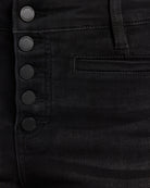 Lost Creek $|& Liverpool Abby High Rise Ankle Skinny Jeans with Button Fly - SOF Detail