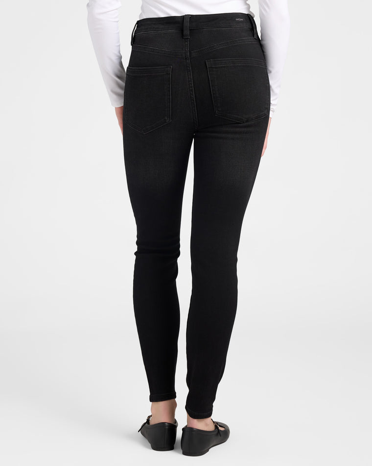 Lost Creek $|& Liverpool Abby High Rise Ankle Skinny Jeans with Button Fly - SOF Back