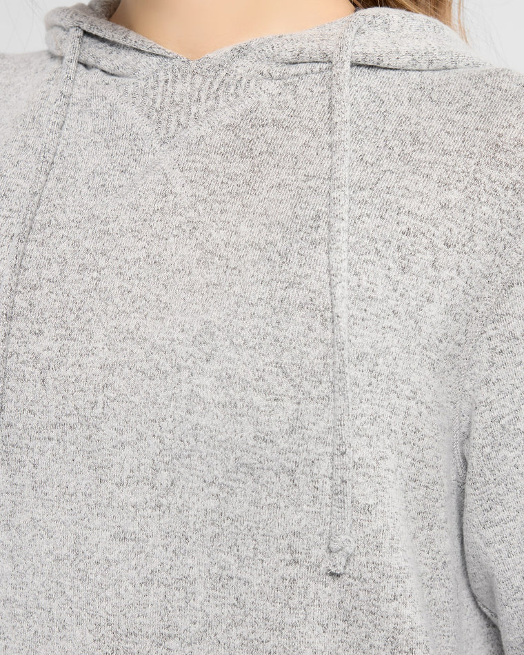 Heather Grey $|& Interval Hacci Pocket Hoodie - SOF Full Front