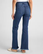 Mount Dora $|& Liverpool Hannah Flare Leg Jeans with Curved Seaming - SOF Back