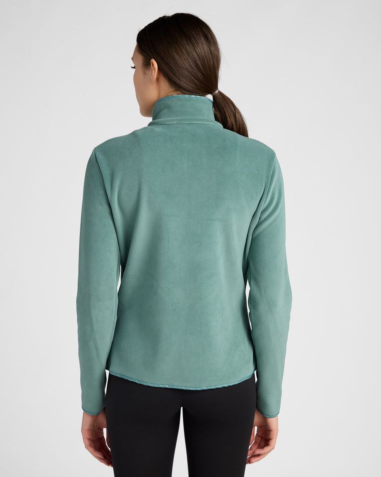 Sage Brush $|& Interval Freestyle Fleece Jacket - SOF Back