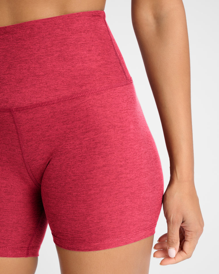 Sangria Red $|& Interval Spacedye Bike Short - SOF Detail