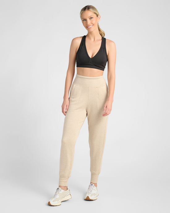 Marble $|& Interval Flex Flat Front Jogger - SOF Full Front