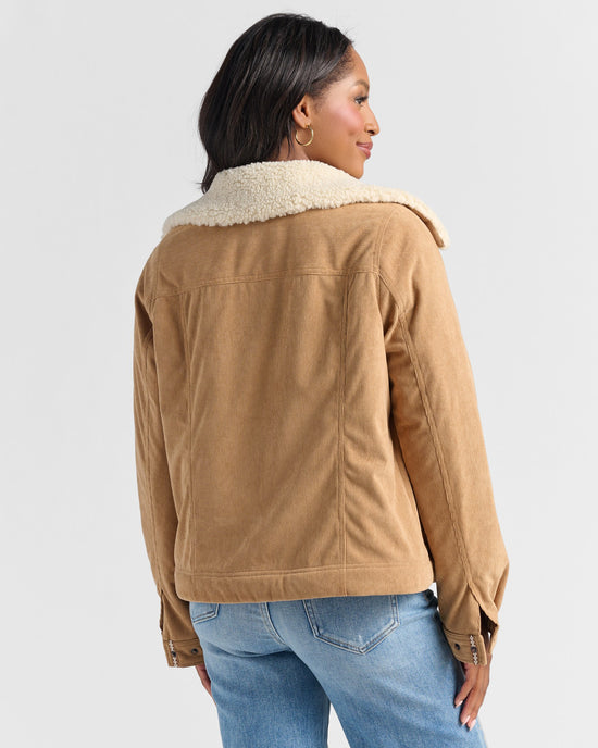 Camel $|& Herizon Corduroy Trucker Jacket - SOF Back