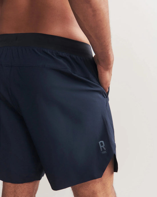 Navy $|& Rhone 7" Invictus Training Ripstop Short Unlined - VOF Detail