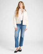 Ivory $|& Love Token Faux Fur Jacket - SOF Full Front