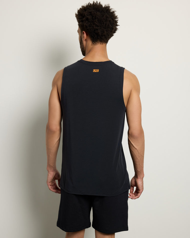 Black $|& LFG Wrinkle Free Resilience Tank - SOF Back