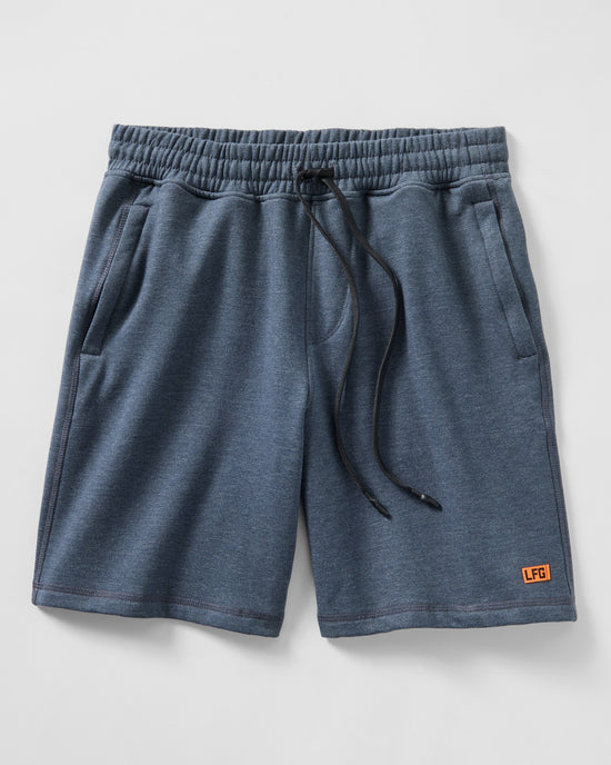 Heather Navy $|& LFG Endurance Knit Short - Hanger Detail