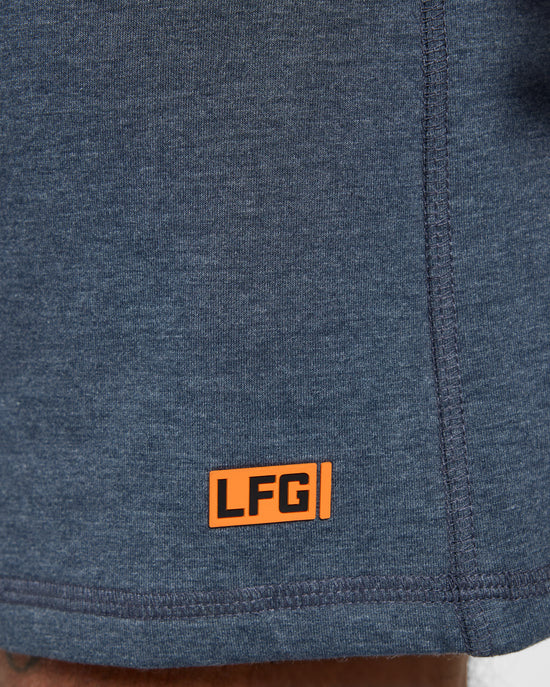 Heather Navy $|& LFG Endurance Knit Short - SOF Full Front