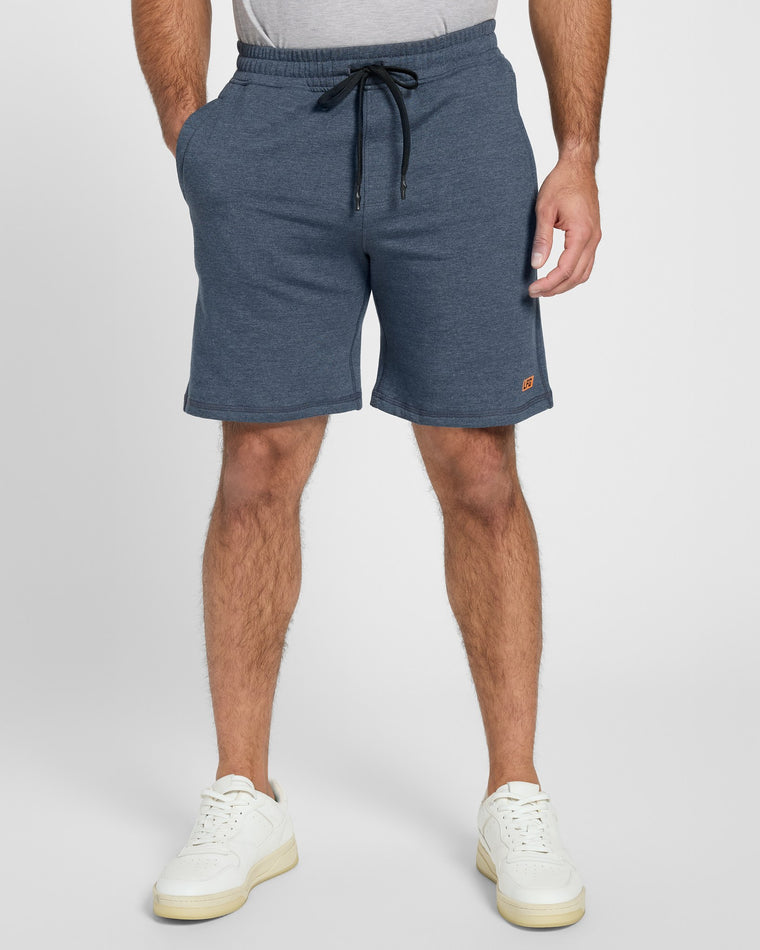 Heather Navy $|& LFG Endurance Knit Short - SOF Front