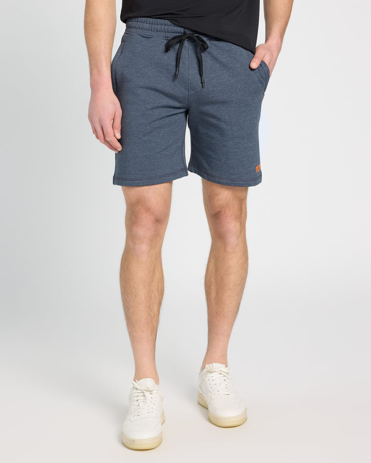 Heather Navy $|& LFG Endurance Knit Short - SOF Front