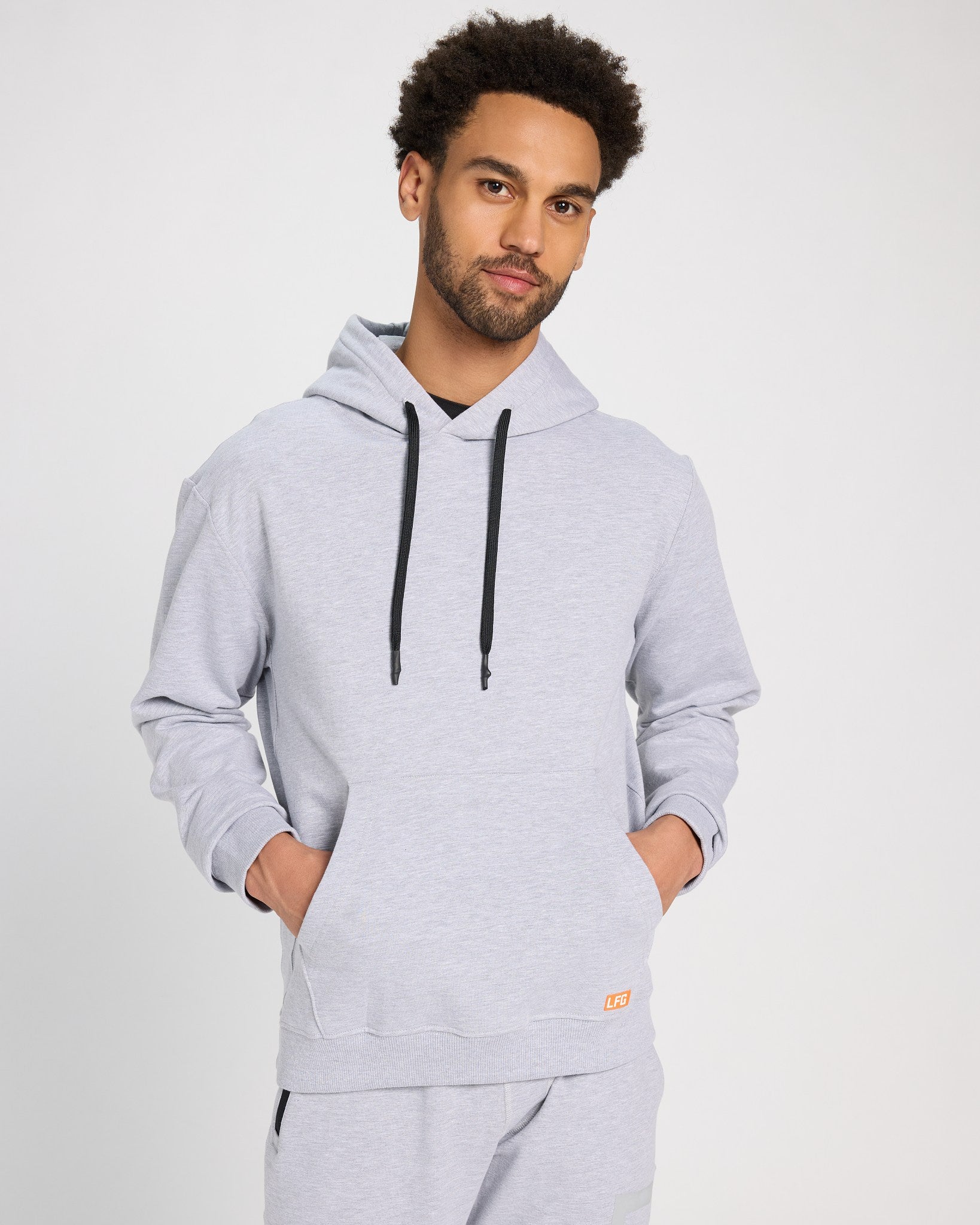 Light Heather Grey $|& LFG Endurance Hoodie      Pullover - SOF Front