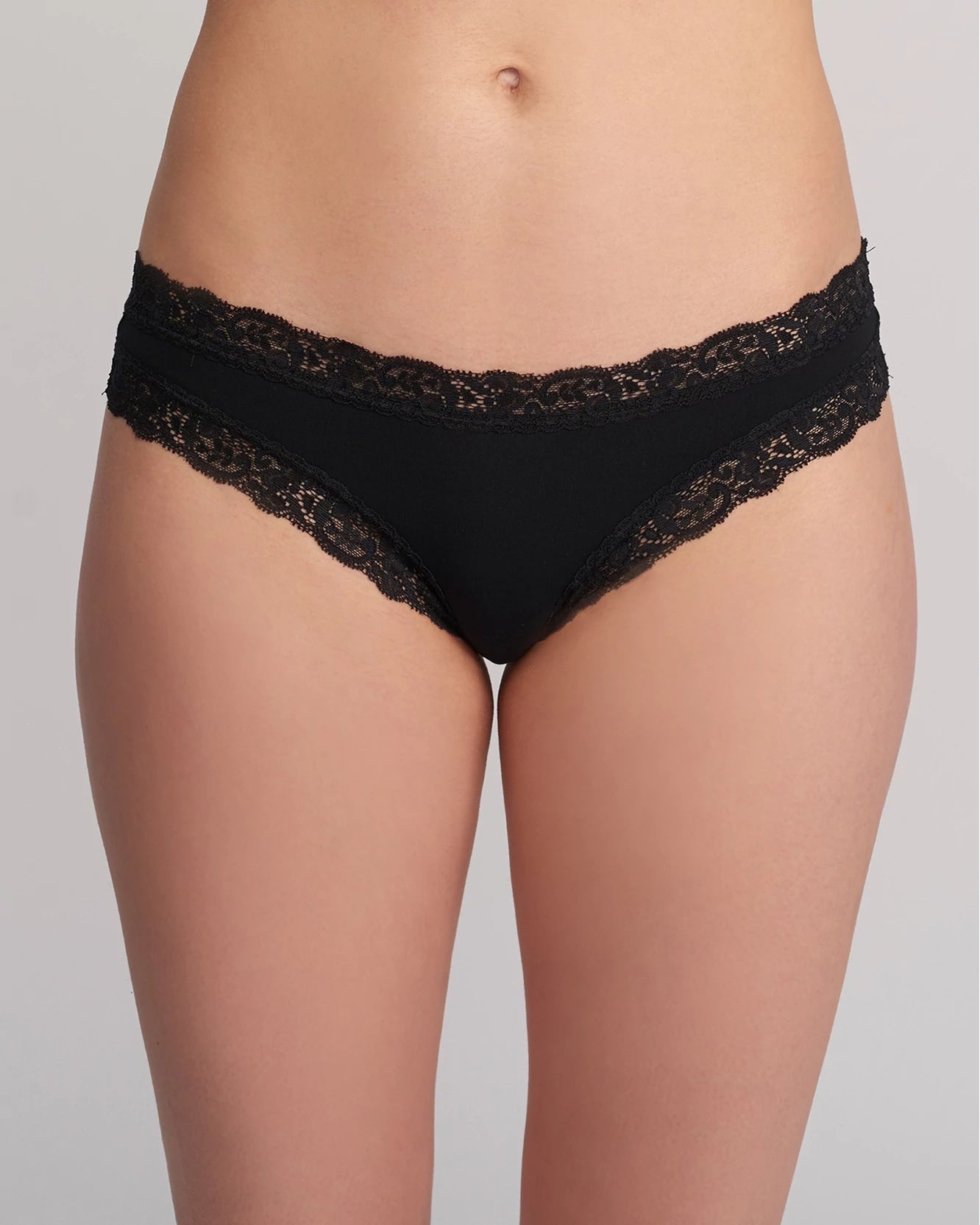 Champagne/Black $|& Fleur't The Iconic Thong - SOF Side