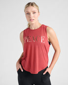 Rosewood $|& Interval Peace Graphic Tank - SOF Front