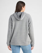 Heather Grey $|& SEAS Snow Day 78 & Sunny Graphic Hoodie - SOF Back