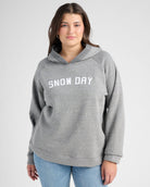 Heather Grey $|& SEAS Snow Day 78 & Sunny Graphic Hoodie - SOF Front
