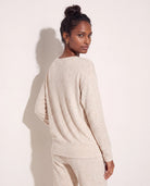Oatmeal $|& SEAS Dreamy Hacci Pullover - SOF Back