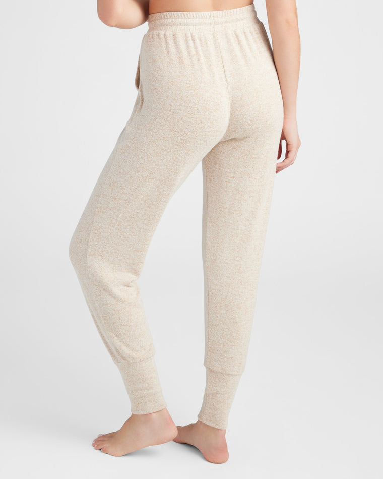 Oatmeal $|& SEAS Dreamy Hacci Lounge Jogger - SOF Back