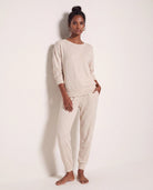 Oatmeal $|& SEAS Dreamy Hacci Lounge Jogger - UGC On Fig