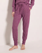 Vintage Plum $|& SEAS Dreamy Hacci Lounge Jogger - SOF Front