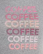 Heather Grey $|& SEAS Coffee Graphic Sleep Tee - SOF Detail
