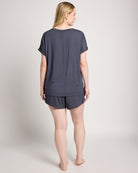 Dusk $|& Herizon SereneSoft Sleep Tee & Short Set - SOF Back