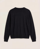 Black $|& SEAS Shoreline Hacci Crew - Hanger Detail