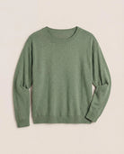 Heather Olive $|& SEAS Shoreline Hacci Crew - Hanger Detail
