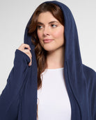 Navy $|& SEAS Over the Falls Cardigan - SOF Detail