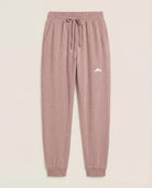 Mauve $|& SEAS Shoreline Hacci "Cloud" Graphic Jogger - Hanger Detail