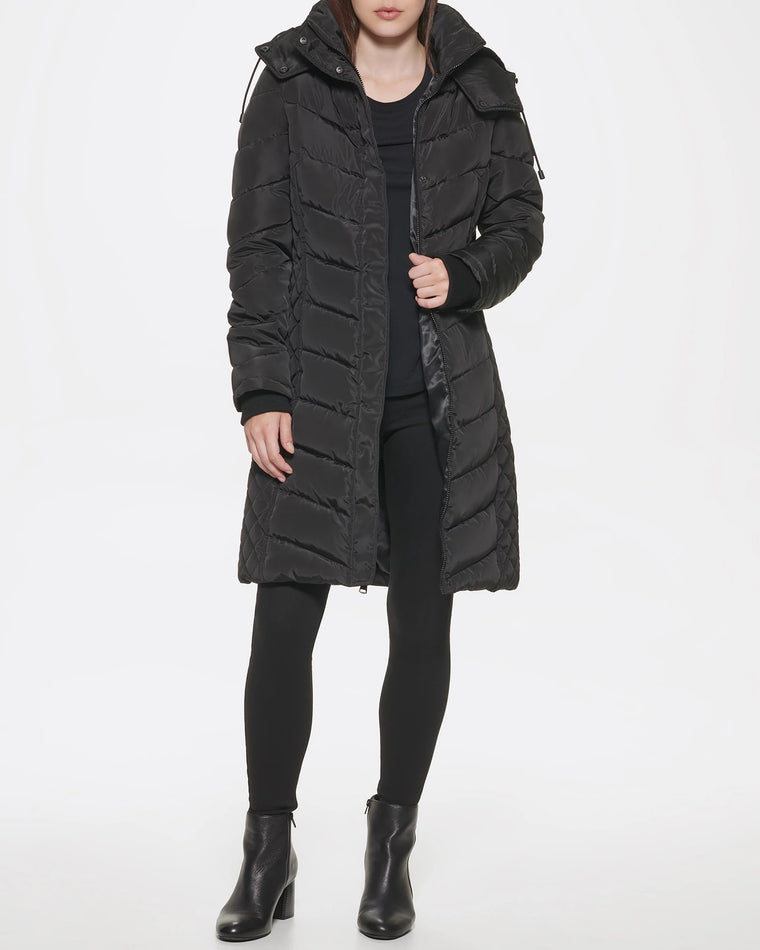 Kenneth cole hooded packable coat online