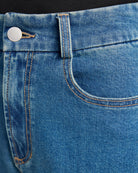 Blue Note $|& Dear John Audrey High Rise Wide Leg Trouser Jeans - SOF Detail