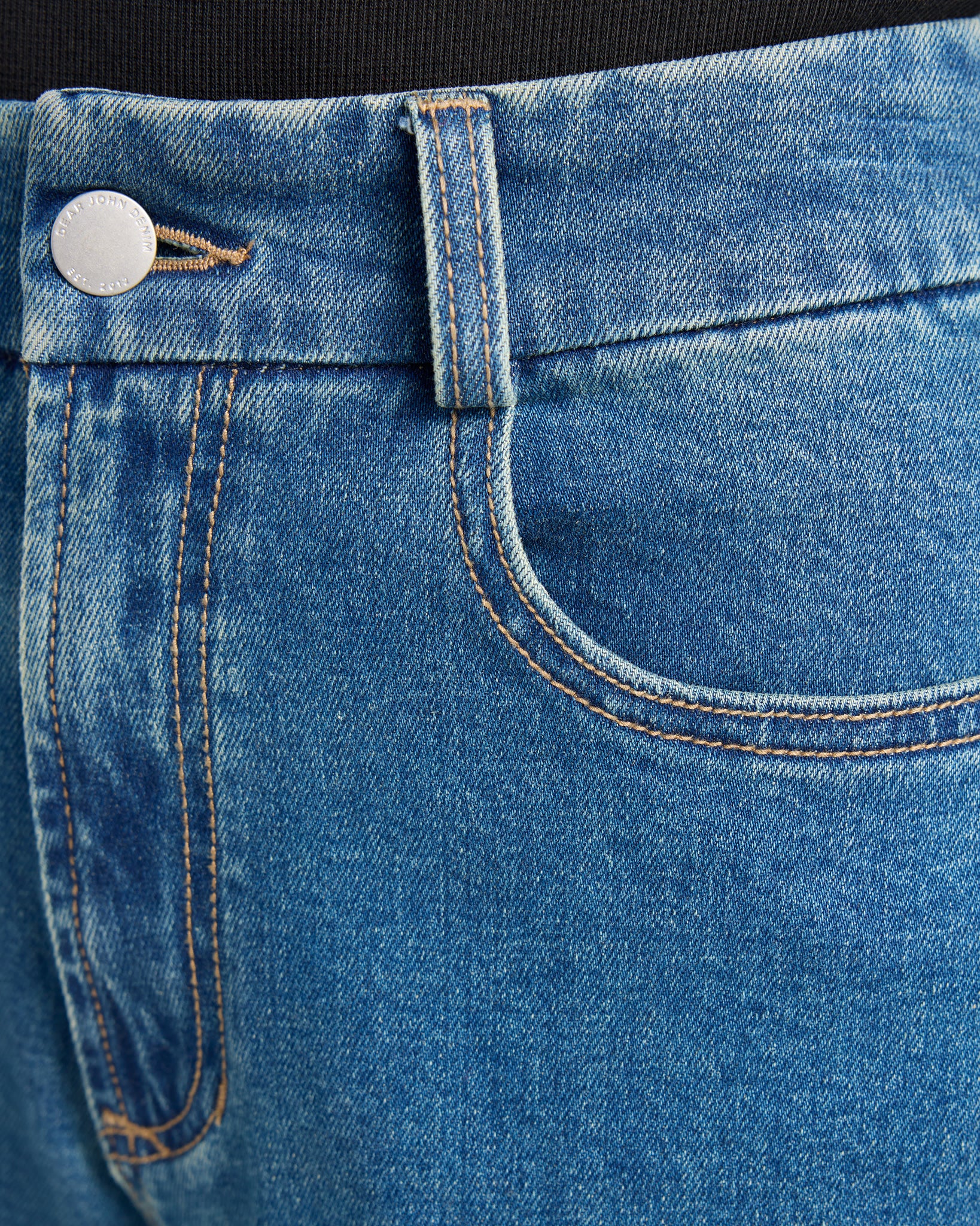 Blue Note $|& Dear John Audrey High Rise Wide Leg Trouser Jeans - SOF Detail