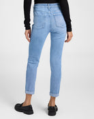Sleepless $|& Lovervet Mid Rise Cuffed Skinny Jeans - SOF Back