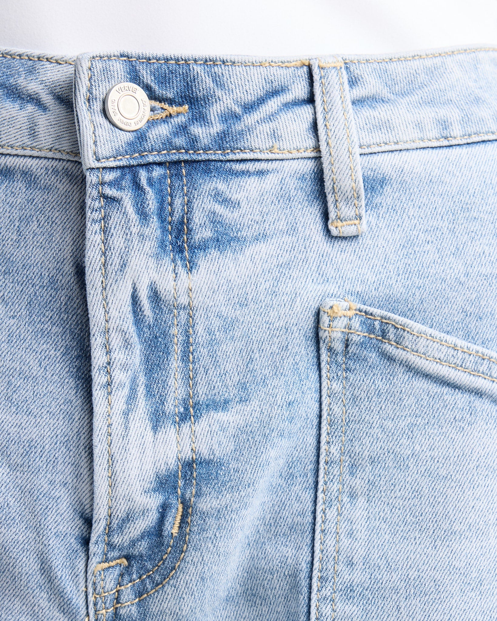 Heroine $|& Vervet High Rise Barrel Leg Jeans - SOF Detail