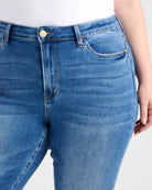 Paramount $|& Lovervet High Rise Slim Bootcut Jeans - SOF Detail