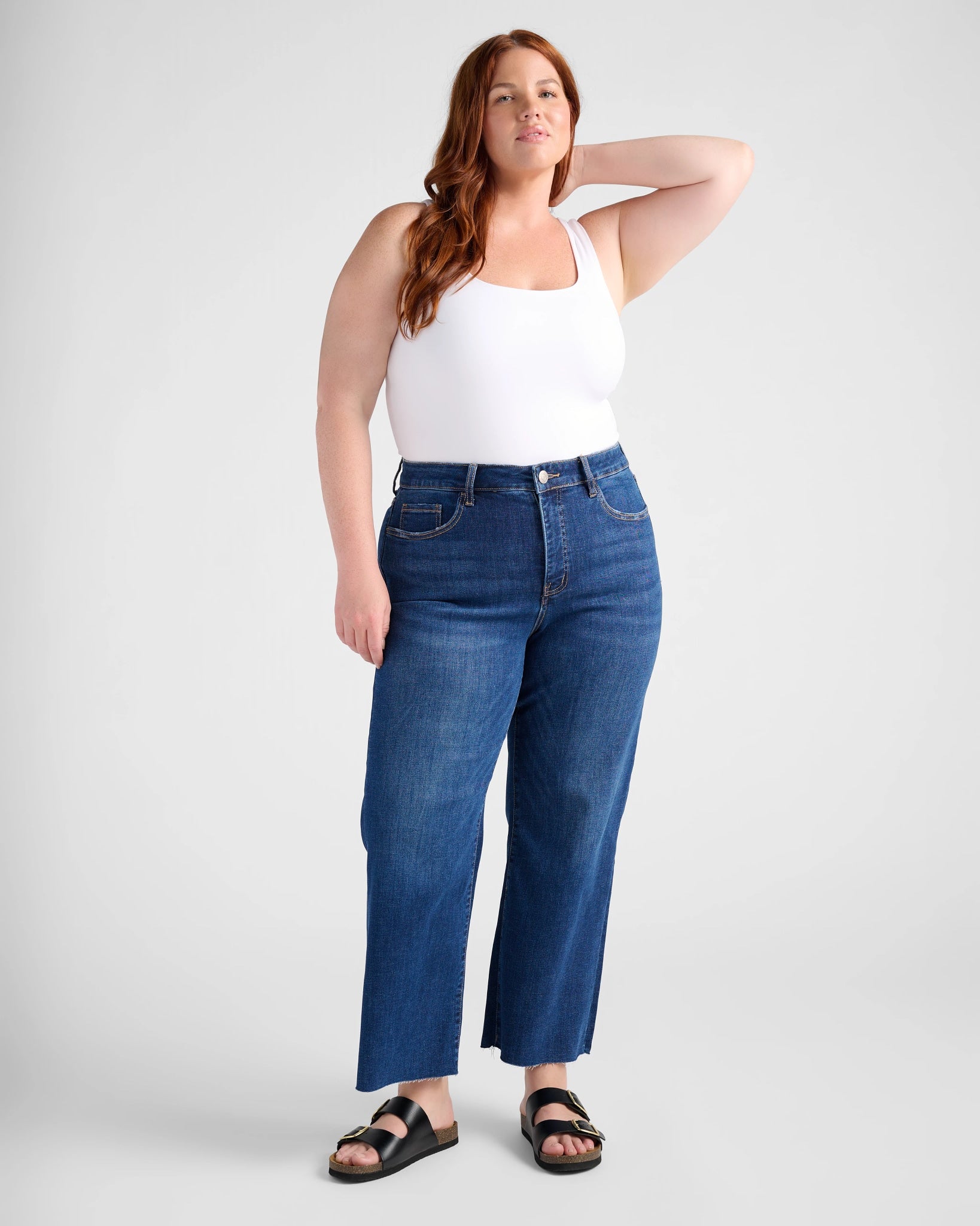 Finders Keepers $|& Lovervet Wide Leg Jeans - SOF Full Front