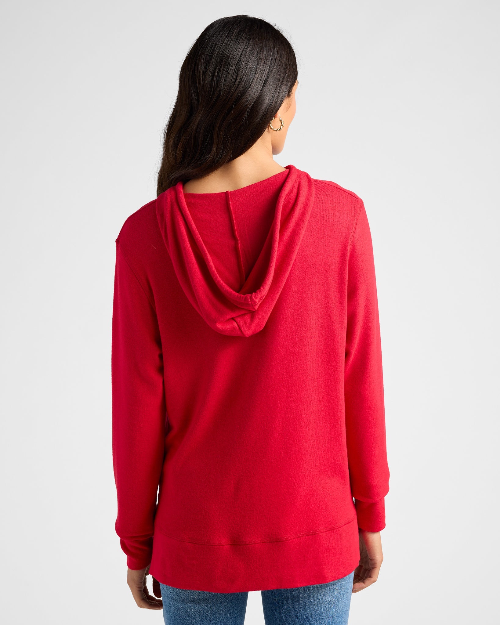 Chili Pepper $|& SEAS Shoreline Hacci Pocket Hoodie - SOF Back