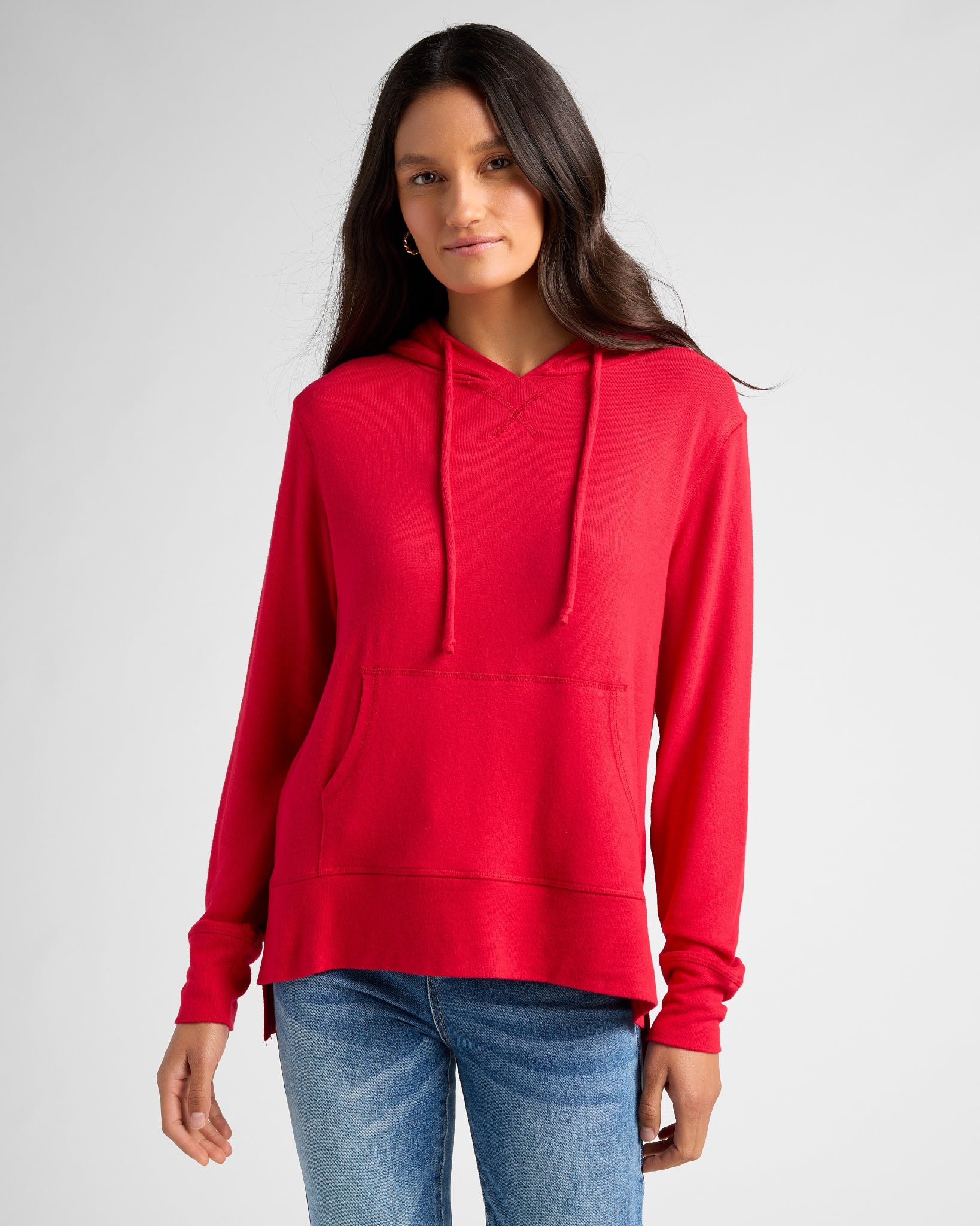 Chili Pepper $|& SEAS Shoreline Hacci Pocket Hoodie - SOF Front