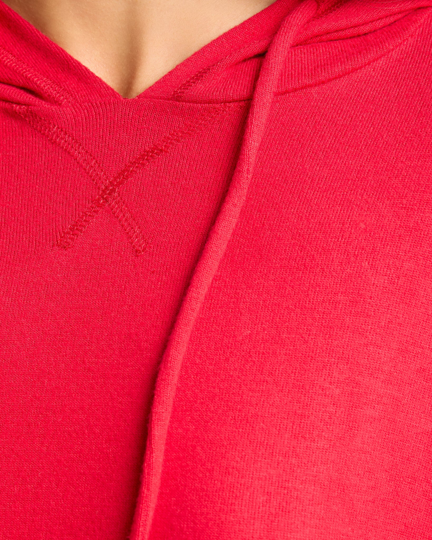 Chili Pepper $|& SEAS Shoreline Hacci Pocket Hoodie - SOF Detail