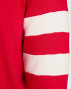 Chilipepper/Cream $|& SEAS Shoreline Varsity Cozy Top - SOF Full Front