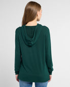 Hunter Green $|& SEAS Shoreline Hacci Pocket Hoodie - SOF Back