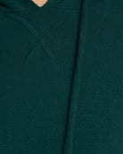 Hunter Green $|& SEAS Shoreline Hacci Pocket Hoodie - SOF Detail