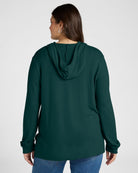 Hunter Green $|& SEAS Shoreline Hacci Pocket Hoodie - SOF Back
