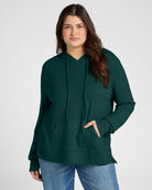 Hunter Green $|& SEAS Shoreline Hacci Pocket Hoodie - SOF Front