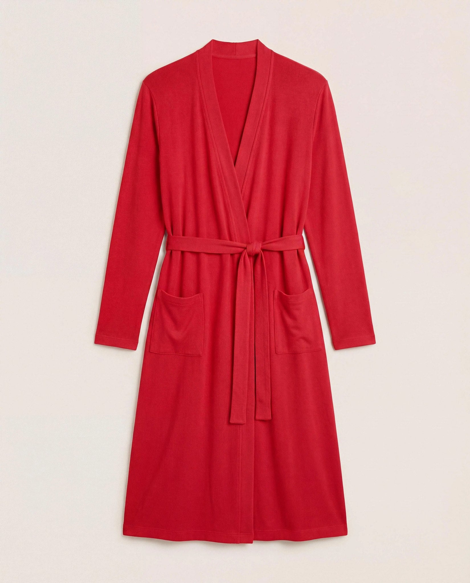 Chili Pepper $|& SEAS Shoreline Hacci Robe - Hanger Detail
