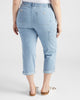 Plus Size Absolution High Rise Cuffed Straight Leg Jeans